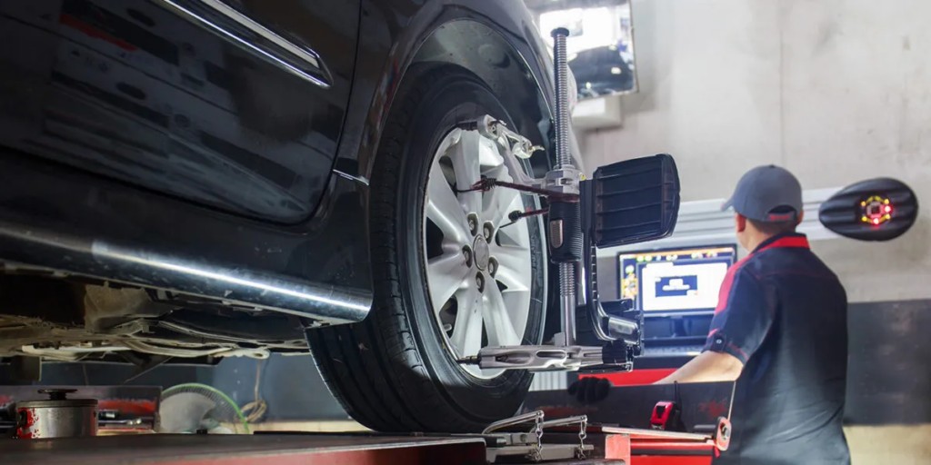Wheel alignment service